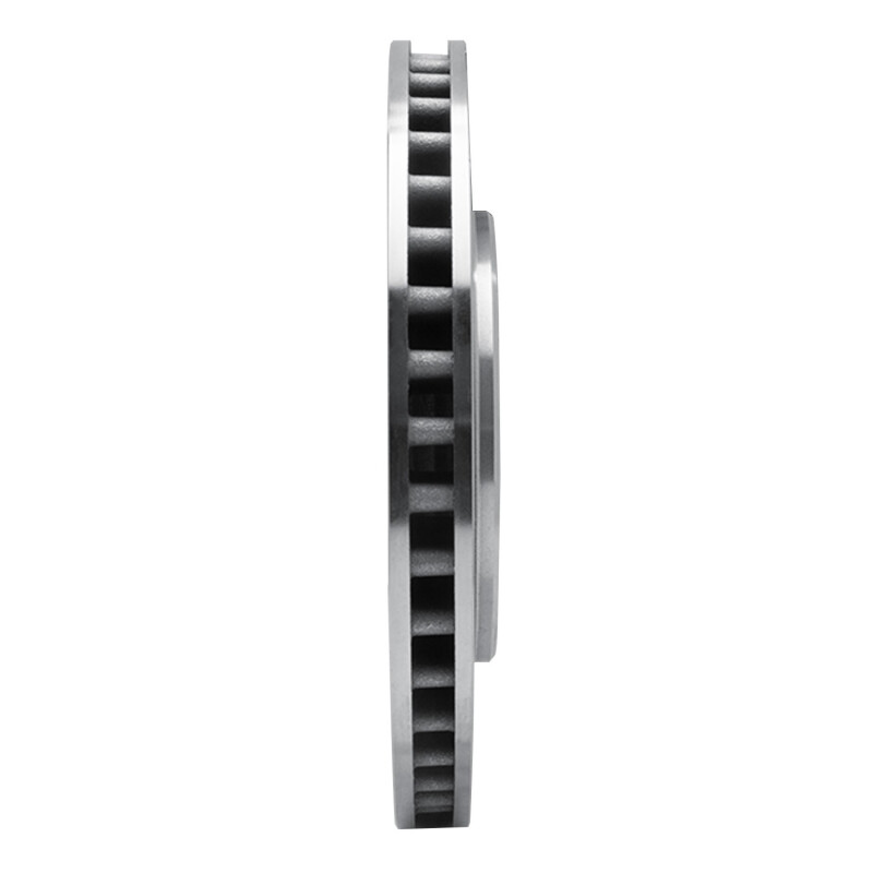 Chrysler Town & Country Brake Rotor (1) - Front Right - R1 Concepts - Drilled & Slotted - Silver - `08-`16